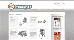 Desktop Screenshot of hdprocess.co.nz